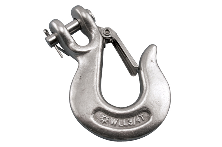 Stainless Steel Clevis Slip Hook, Forged, Load Rated, S0452-0007, S0452-0008, S0452-0010, S0452-0013